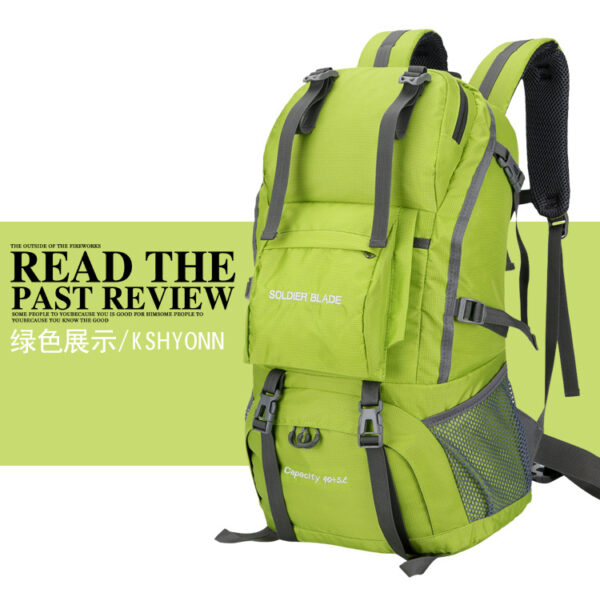 Outdoor Mountaineering Waterproof Wear-Resistant Convenient Travel Change LOGO Hiking Sports Backpack - 图片 2