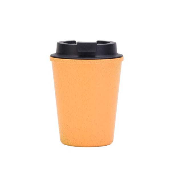 Portable Fashion Simple Double-Layer Carry Mini Car Wheat Straw Coffee Wheat Fragrant Cup - 图片 3