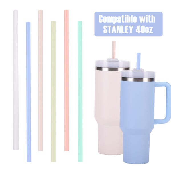 PE Straw Car Travel Thermos Cup Straw