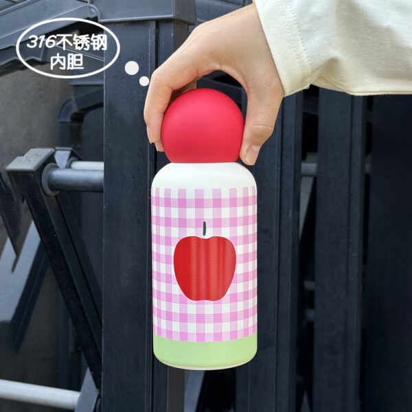 Creative Cute Student Children Outdoor Sports 316 Stainless Steel Thermos Mug 350ml - 图片 2