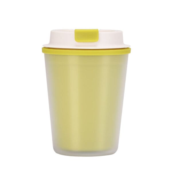 Portable Fashion Simple Double-Layer Carry Mini Car Wheat Straw Coffee Wheat Fragrant Cup - 图片 13