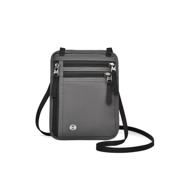 Waterproof Multifunctional Passport Holder RFID Travel Abroad Passport Halterneck Document Bag - 图片 3