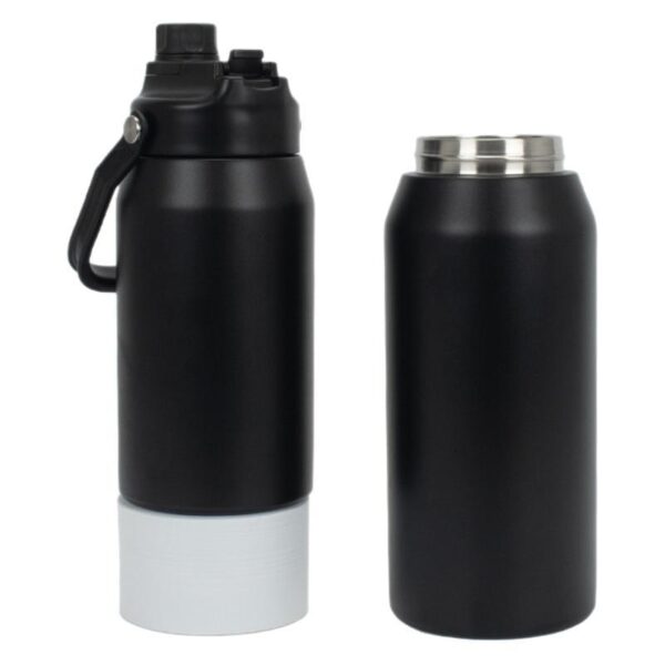 Large-Capacity Mountaineering Double Drink Portable Stainless Steel Sports Thermos Kettle - 图片 2