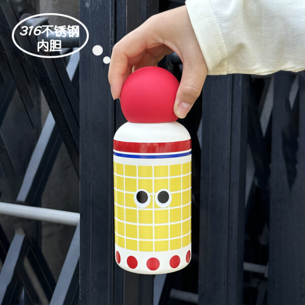 Creative Cute Student Children Outdoor Sports 316 Stainless Steel Thermos Mug 350ml - 图片 3