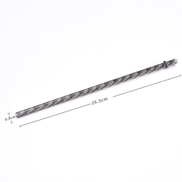 TRITAN Milk Tea Drink Reuse 304 Stainless Steel Metal Extended Straw Set Water Cup Straw - 图片 3