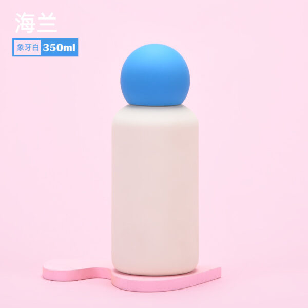 316 Stainless Steel Creative Cute Children's Red Nose Outdoor Sports Thermos Water Bottle 350ml - 图片 21