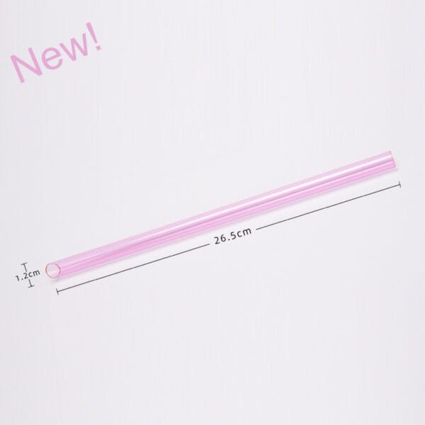 TRITAN Milk Tea Drink Reuse 304 Stainless Steel Metal Extended Straw Set Water Cup Straw - 图片 26