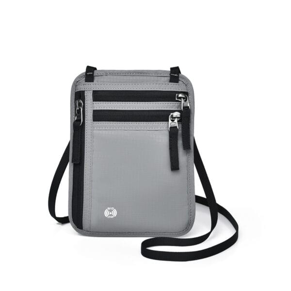 Waterproof Multifunctional Passport Holder RFID Travel Abroad Passport Halterneck Document Bag - 图片 4