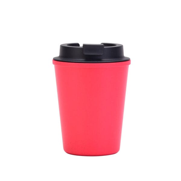 Portable Fashion Simple Double-Layer Carry Mini Car Wheat Straw Coffee Wheat Fragrant Cup - 图片 4