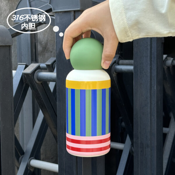 Creative Cute Student Children Outdoor Sports 316 Stainless Steel Thermos Mug 350ml - 图片 4