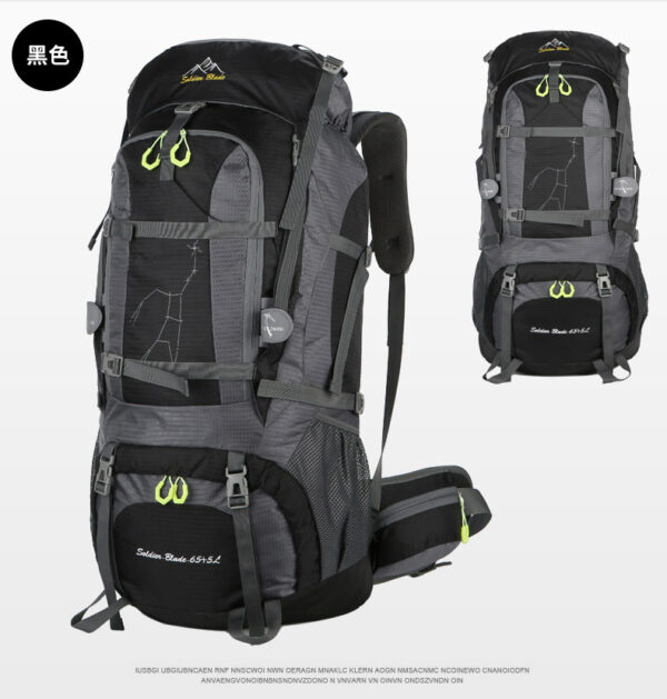 Outdoor Mountaineering And Camping Trips Change The LOGO Hiking Sports Backpack Bag - 图片 3