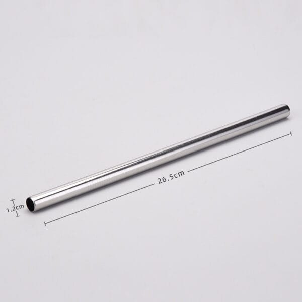 TRITAN Milk Tea Drink Reuse 304 Stainless Steel Metal Extended Straw Set Water Cup Straw - 图片 7