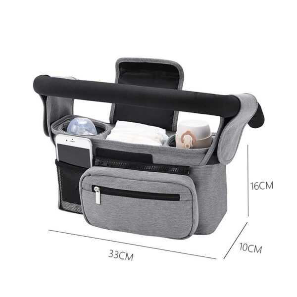 Stroller Universal Hanging Bag Accessories Storage Trolley Mommy Storage Bag - 图片 3