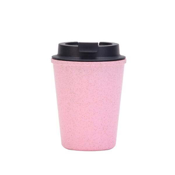 Portable Fashion Simple Double-Layer Carry Mini Car Wheat Straw Coffee Wheat Fragrant Cup - 图片 9