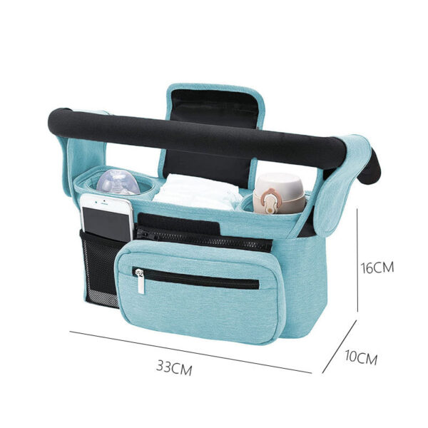 Stroller Universal Hanging Bag Accessories Storage Trolley Mommy Storage Bag - 图片 4