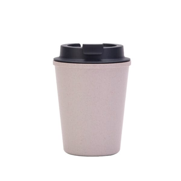 Portable Fashion Simple Double-Layer Carry Mini Car Wheat Straw Coffee Wheat Fragrant Cup - 图片 10