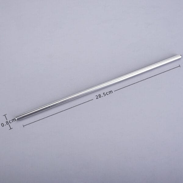 TRITAN Milk Tea Drink Reuse 304 Stainless Steel Metal Extended Straw Set Water Cup Straw - 图片 10