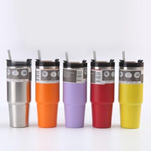 Outdoor Portable 304 Stainless Steel Insulation And Cooling 30oz Portable Car Cup Tumbler