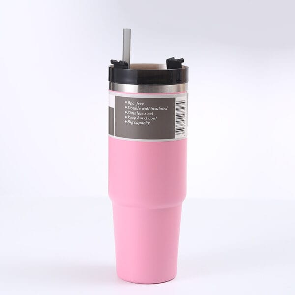 Outdoor Portable 304 Stainless Steel Insulation And Cooling 30oz Portable Car Cup Tumbler - 图片 11