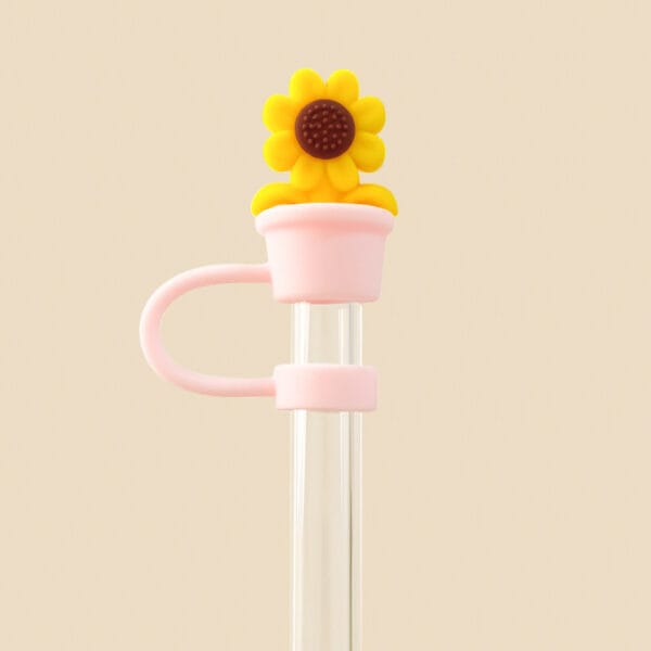 Tumbler Accessories 3D Silicone Straw Cap Food Grade Dustproof 10MM Silicone Straw Cover - 图片 13