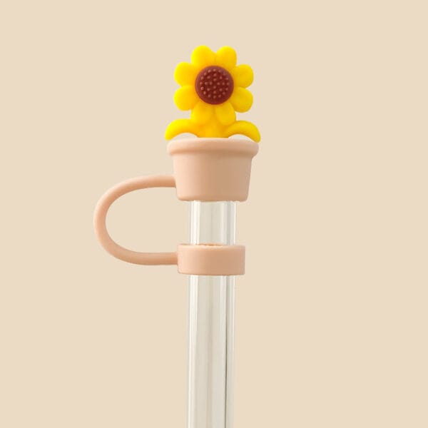 Tumbler Accessories 3D Silicone Straw Cap Food Grade Dustproof 10MM Silicone Straw Cover - 图片 14