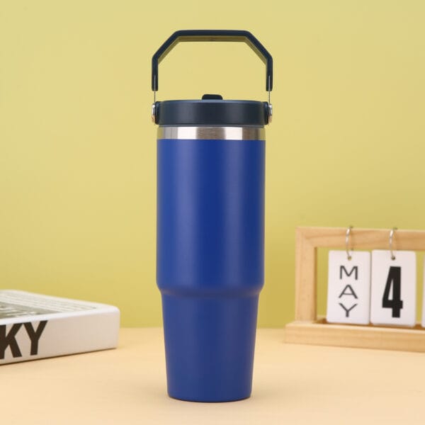 Outdoor Portable 304 Stainless Steel Insulation And Cooling 30oz Portable Car Cup Tumbler - 图片 14