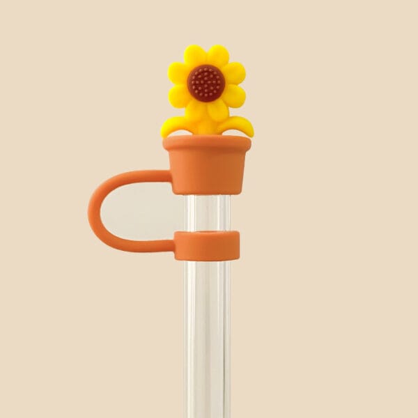 Tumbler Accessories 3D Silicone Straw Cap Food Grade Dustproof 10MM Silicone Straw Cover - 图片 15