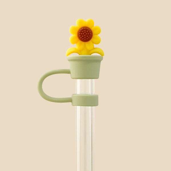 Tumbler Accessories 3D Silicone Straw Cap Food Grade Dustproof 10MM Silicone Straw Cover - 图片 16