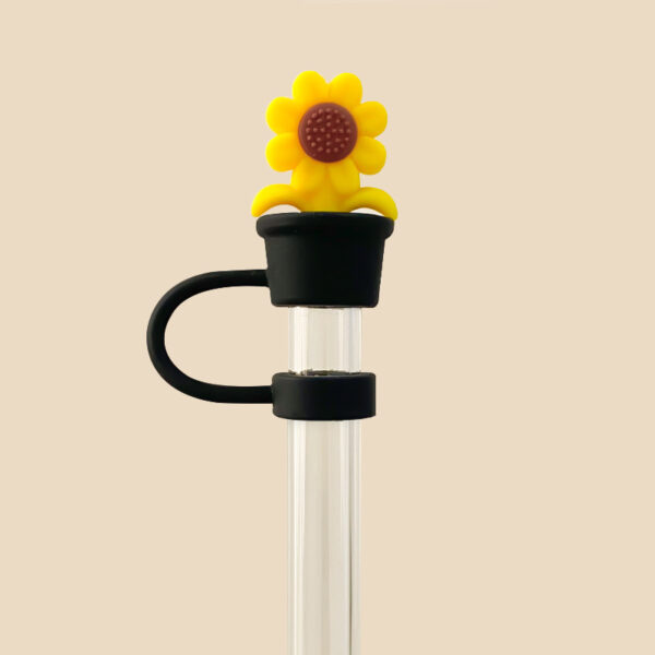 Tumbler Accessories 3D Silicone Straw Cap Food Grade Dustproof 10MM Silicone Straw Cover - 图片 18