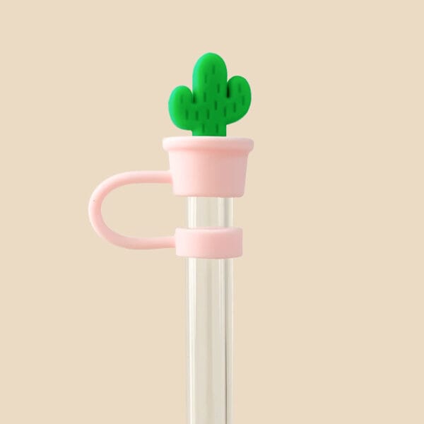 Tumbler Accessories 3D Silicone Straw Cap Food Grade Dustproof 10MM Silicone Straw Cover - 图片 20