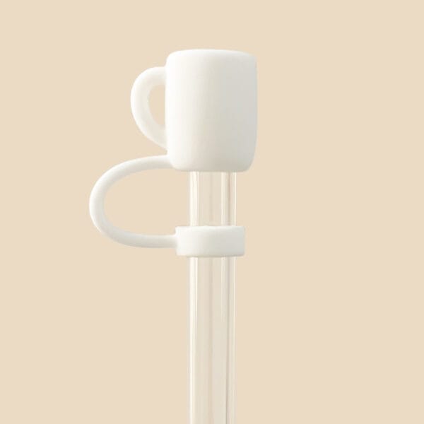 Tumbler Accessories 3D Silicone Straw Cap Food Grade Dustproof 10MM Silicone Straw Cover - 图片 3