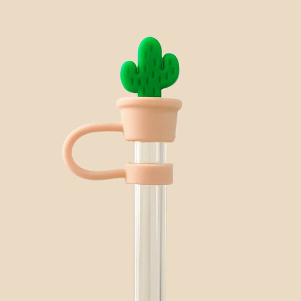 Tumbler Accessories 3D Silicone Straw Cap Food Grade Dustproof 10MM Silicone Straw Cover - 图片 21