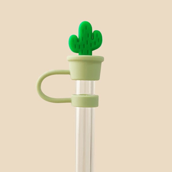 Tumbler Accessories 3D Silicone Straw Cap Food Grade Dustproof 10MM Silicone Straw Cover - 图片 23