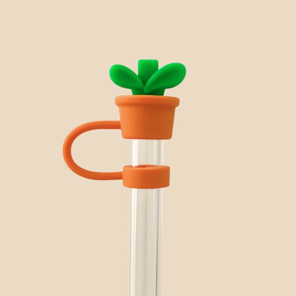 Tumbler Accessories 3D Silicone Straw Cap Food Grade Dustproof 10MM Silicone Straw Cover - 图片 36