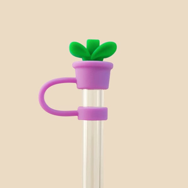 Tumbler Accessories 3D Silicone Straw Cap Food Grade Dustproof 10MM Silicone Straw Cover - 图片 38