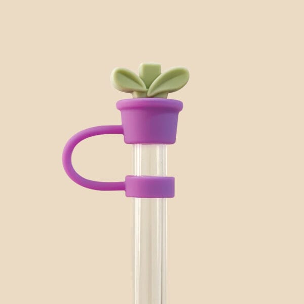 Tumbler Accessories 3D Silicone Straw Cap Food Grade Dustproof 10MM Silicone Straw Cover - 图片 45