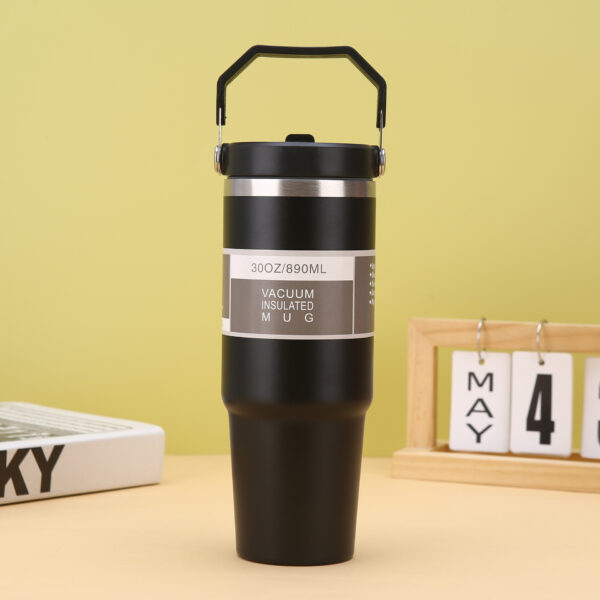 Outdoor Portable 304 Stainless Steel Insulation And Cooling 30oz Portable Car Cup Tumbler - 图片 6