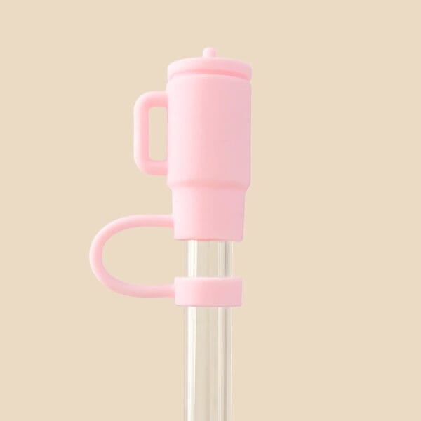 Tumbler Accessories 3D Silicone Straw Cap Food Grade Dustproof 10MM Silicone Straw Cover - 图片 7