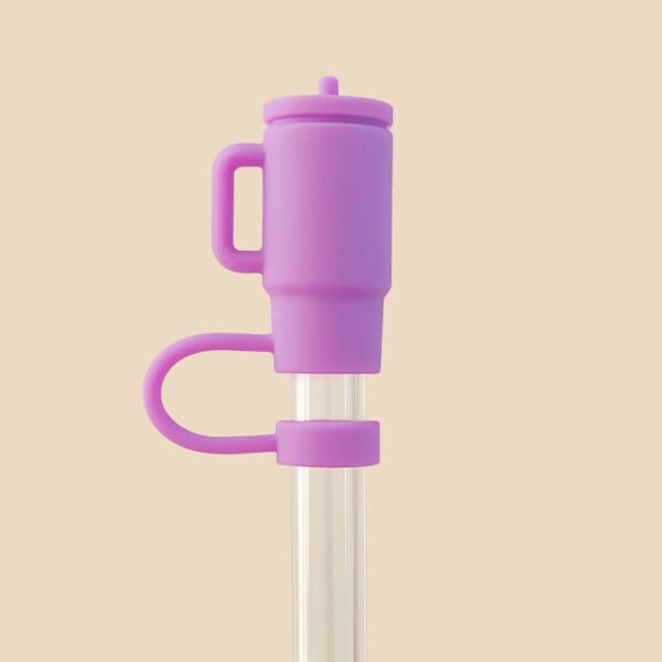 Tumbler Accessories 3D Silicone Straw Cap Food Grade Dustproof 10MM Silicone Straw Cover - 图片 10